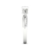 Thumbnail Image 3 of Multi-Diamond Cushion Promise Ring 1/6 ct tw Sterling Silver