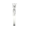 Thumbnail Image 3 of Multi-Diamond Heart Twist Promise Ring 1/6 ct tw Sterling Silver
