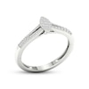 Thumbnail Image 2 of Multi-Diamond Marquise Promise Ring 1/6 ct tw Sterling Silver