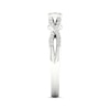 Thumbnail Image 3 of Multi-Diamond Cushion Twist Promise Ring 1/6 ct tw Sterling Silver