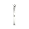 Thumbnail Image 3 of Multi-Diamond Heart Split Shank Promise Ring 1/6 ct tw Sterling Silver