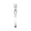 Thumbnail Image 3 of Multi-Diamond Circle Twist Promise Ring 1/6 ct tw Sterling Silver