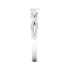 Thumbnail Image 3 of Multi-Diamond Heart Twist Promise Ring 1/6 ct tw Sterling Silver