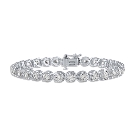 KAY Lab-Grown Diamonds Line Bracelet 10 ct tw 14K White Gold 7"