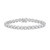 Thumbnail Image 1 of KAY Lab-Grown Diamonds Line Bracelet 12 ct tw 14K White Gold 7&quot;