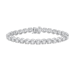 Lab-Created Diamonds by KAY Line Bracelet 12 ct tw 14K White Gold 7&quot;