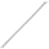 Thumbnail Image 2 of KAY Lab-Grown Diamonds Line Bracelet 12 ct tw 14K White Gold 7&quot;