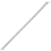 Thumbnail Image 1 of Lab-Created Diamonds by KAY Line Bracelet 12 ct tw 14K White Gold 7"