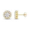 Lab-Created Diamonds by KAY Stud Earrings 3/4 ct tw 14K Yellow Gold