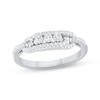 Thumbnail Image 1 of Diamond Three-Stone Ring 1/3 ct tw Round-cut 10K White Gold