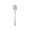Thumbnail Image 3 of Diamond Three-Stone Ring 1/3 ct tw Round-cut 10K White Gold