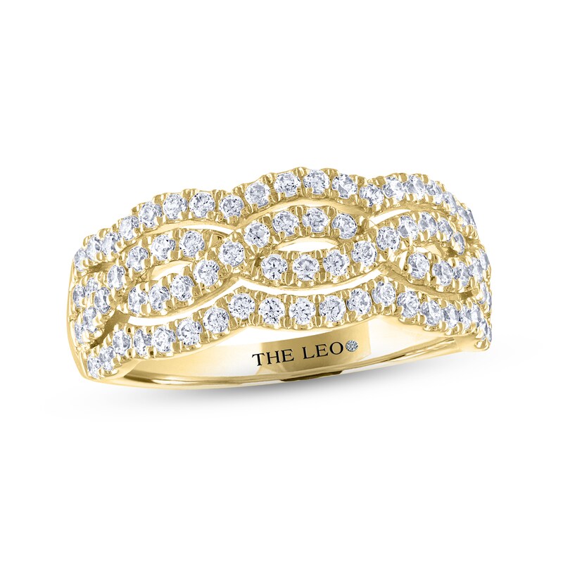 Main Image 1 of THE LEO Diamond Anniversary Band 3/4 ct tw Round-cut 14K Yellow Gold