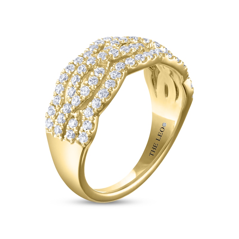 Main Image 2 of THE LEO Diamond Anniversary Band 3/4 ct tw Round-cut 14K Yellow Gold