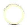 Thumbnail Image 3 of Diamond Edge Scale Ring 1/4 ct tw Round-cut 10K Yellow Gold