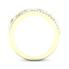 Thumbnail Image 4 of Diamond Edge Scale Ring 1/4 ct tw Round-cut 10K Yellow Gold