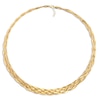 Thumbnail Image 1 of Braided Mesh Omega Necklace 10K Yellow Gold 17&quot;