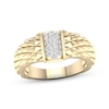 Thumbnail Image 1 of Diamond Scale Ring 1/5 ct tw Round-cut 10K Yellow Gold
