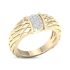 Thumbnail Image 1 of Diamond Scale Ring 1/5 ct tw Round-cut 10K Yellow Gold