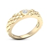 Thumbnail Image 1 of Diamond Scale Ring 1/10 ct tw Round-cut 10K Yellow Gold