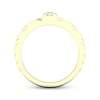 Thumbnail Image 3 of Diamond Scale Ring 1/10 ct tw Round-cut 10K Yellow Gold