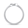 Thumbnail Image 1 of Multi-Diamond Center Pear Ring 1/6 ct tw Round-cut 10K White Gold