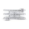 Thumbnail Image 2 of Diamond Stack Ring 1/2 ct tw Round-cut 10K White Gold