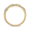 Thumbnail Image 2 of Diamond Chain Link Ring 1/5 ct tw Round-cut 10K Yellow Gold