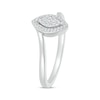 Thumbnail Image 2 of Multi-Diamond Marquise Promise Ring 1/10 ct tw 10K White Gold