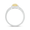 Thumbnail Image 1 of Diamond Twist Promise Ring 1/4 ct tw Round-cut 10K Two-Tone Gold