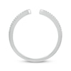 Thumbnail Image 2 of Diamond Open Paperclip Ring 1/8 ct tw Round-cut Sterling Silver