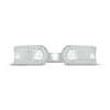 Thumbnail Image 3 of Diamond Open Paperclip Ring 1/8 ct tw Round-cut Sterling Silver