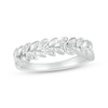 Thumbnail Image 1 of Diamond Leaves Ring 1/10 ct tw Sterling Silver