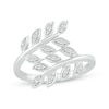 Thumbnail Image 0 of Diamond Branch Bypass Ring 1/8 ct tw Sterling Silver
