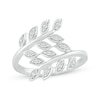 Thumbnail Image 1 of Diamond Branch Bypass Ring 1/8 ct tw Sterling Silver