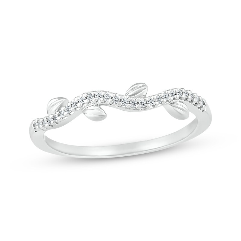Diamond Branch Ring 1/15 ct tw Sterling Silver