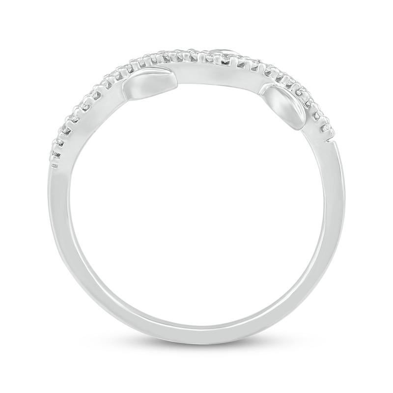 Diamond Branch Ring 1/15 ct tw Sterling Silver