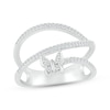 Thumbnail Image 0 of Diamond Butterfly Orbit Ring 1/4 ct tw Sterling Silver