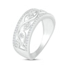 Thumbnail Image 1 of Diamond Openwork Vine Ring 1/3 ct tw Sterling Silver