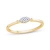 Thumbnail Image 1 of Diamond Marquise Stackable Ring 1/20 ct tw 10K Yellow Gold