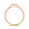 Thumbnail Image 2 of Diamond Marquise Stackable Ring 1/20 ct tw 10K Yellow Gold