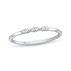 Thumbnail Image 0 of Diamond Marquise Stack Ring 1/20 ct tw 10K White Gold
