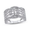 Thumbnail Image 0 of Diamond Twist Bezel Ring 1 ct tw 10K White Gold