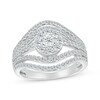 Thumbnail Image 0 of Diamond Double Contour Ring 1 ct tw 10K White Gold