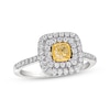 Thumbnail Image 1 of Le Vian Sunny Yellow Diamond Ring 5/8 ct tw 14K Two-Tone Gold