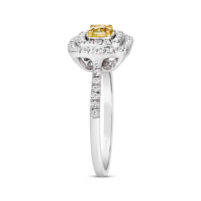 Main Image 2 of Le Vian Sunny Yellow Diamond Ring 5/8 ct tw 14K Two-Tone Gold