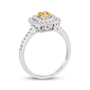 Thumbnail Image 3 of Le Vian Sunny Yellow Diamond Ring 5/8 ct tw 14K Two-Tone Gold