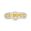 Thumbnail Image 3 of Le Vian Sunny Yellow Diamond Ring 1-1/5 ct tw 14K Two-Tone Gold