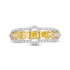 Thumbnail Image 4 of Le Vian Sunny Yellow Diamond Ring 1-1/5 ct tw 14K Two-Tone Gold
