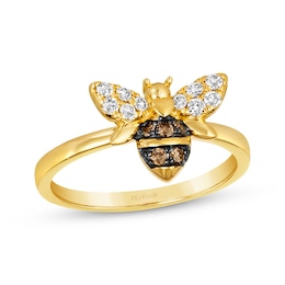 Le Vian Diamond Bee Ring 1/4 ct tw 14K Honey Gold