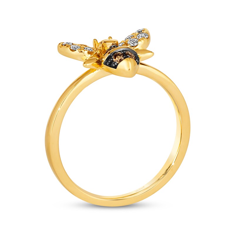 Main Image 3 of Le Vian Diamond Bee Ring 1/4 ct tw 14K Honey Gold